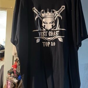 West Coast Top 3.0 Black T-Shirt